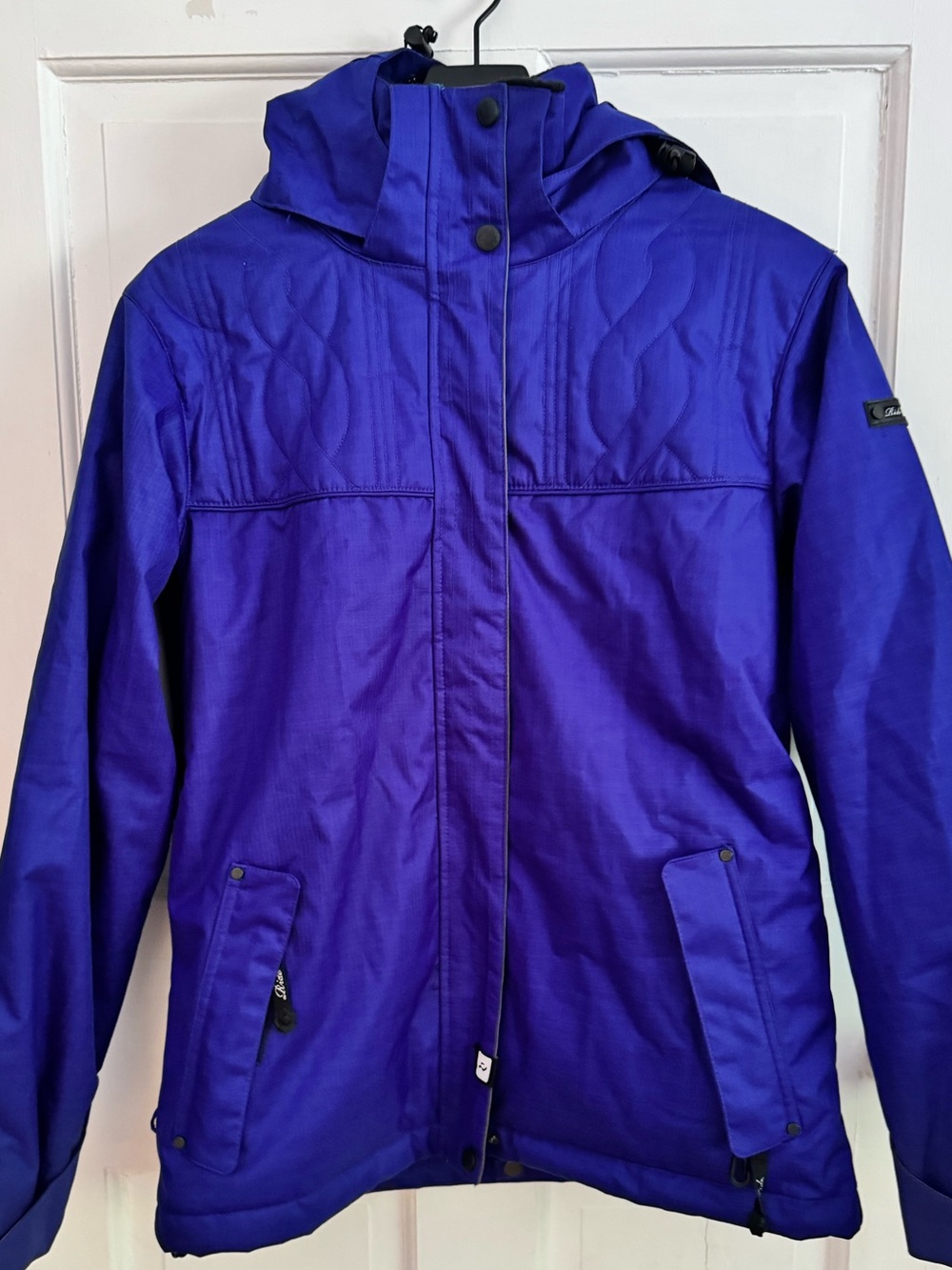 RIDE Snowboards "Marion" Waterproof Insulated Blue Ski Jacket Women's Retro, M